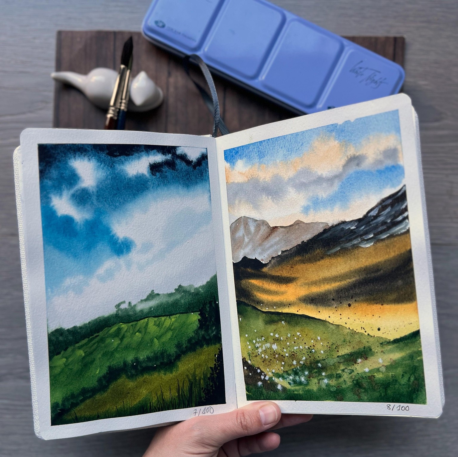 100 Days Watercolor Paradise - image 4 - student project