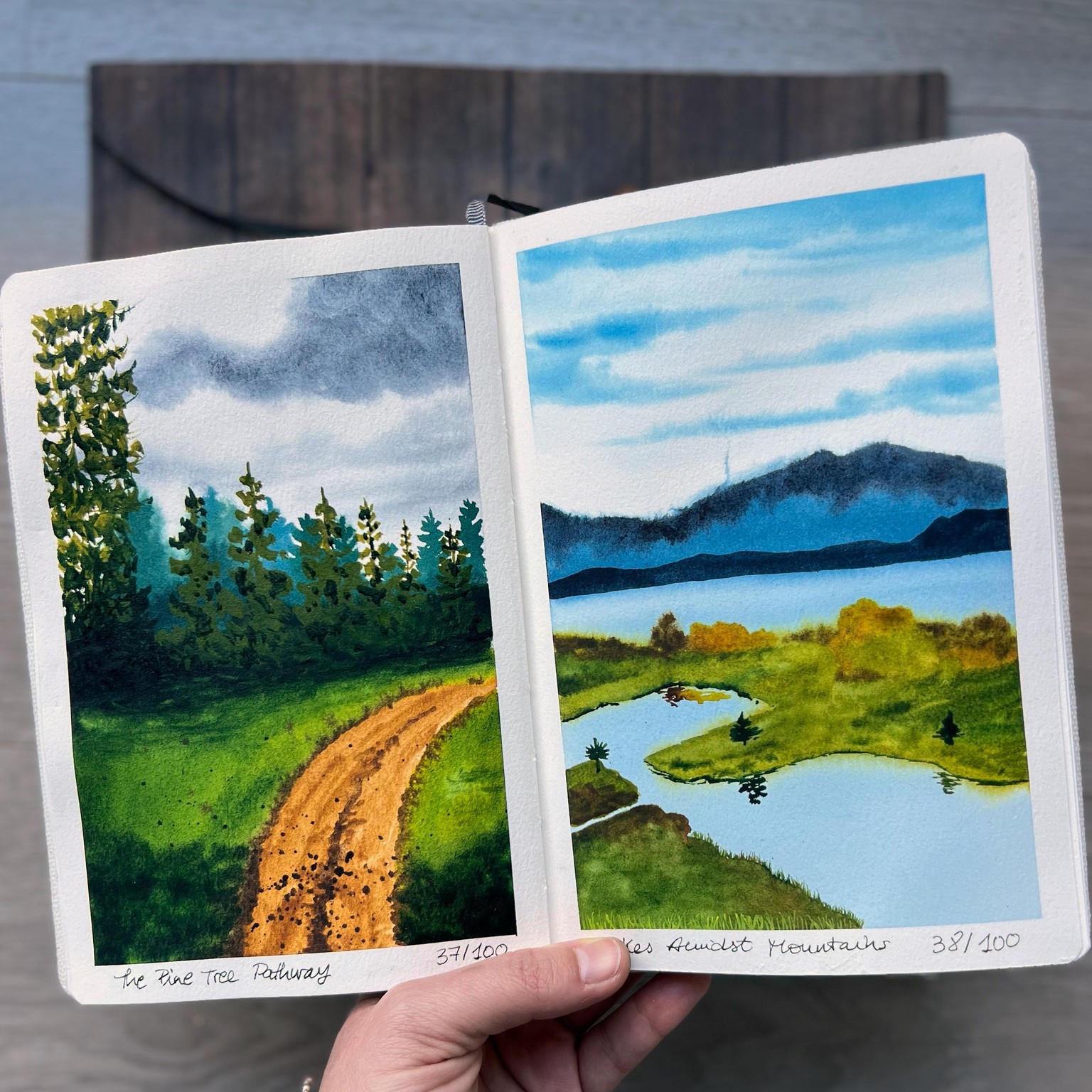 100 Days Watercolor Paradise - image 19 - student project