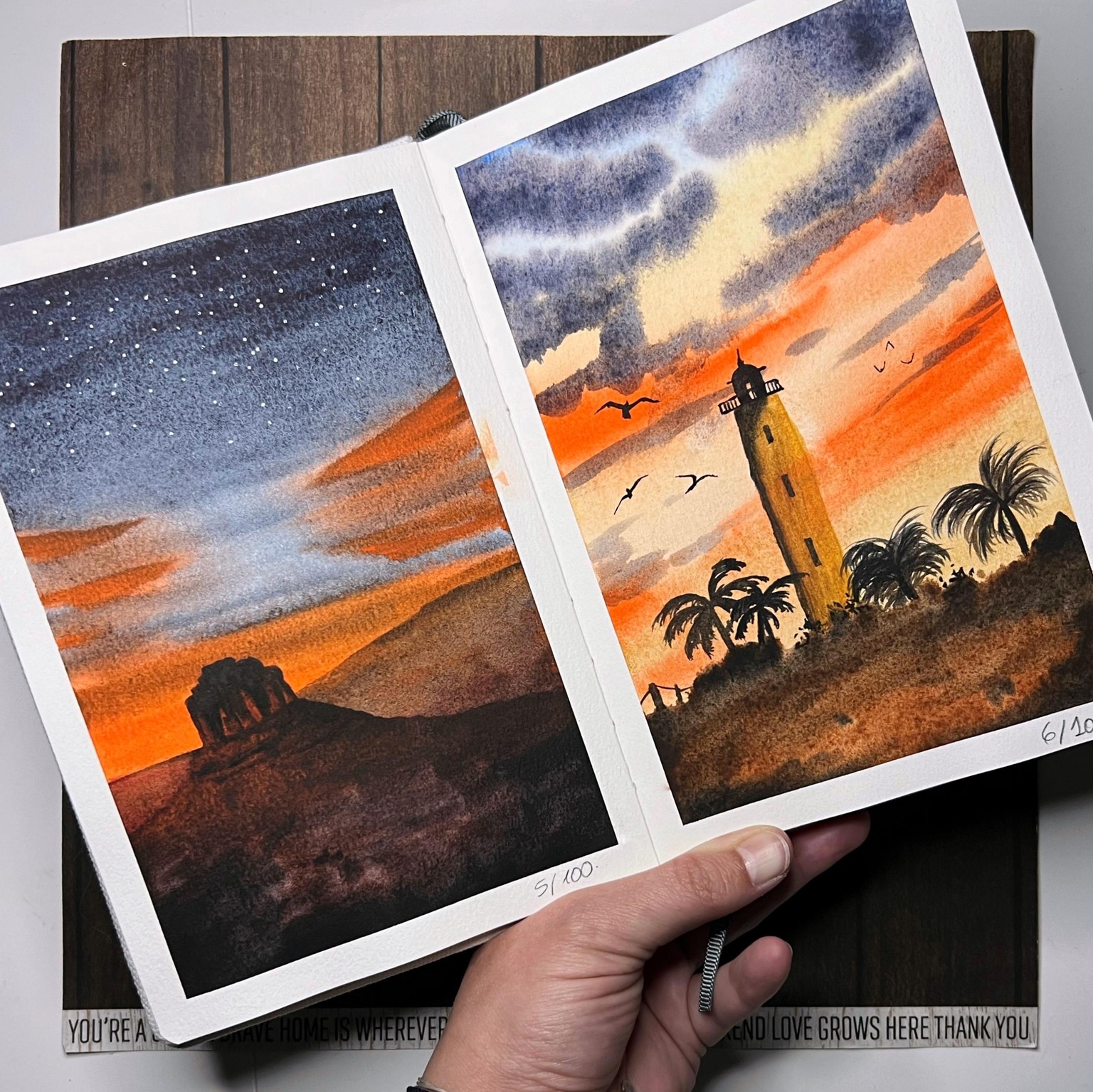 100 Days Watercolor Paradise - image 3 - student project