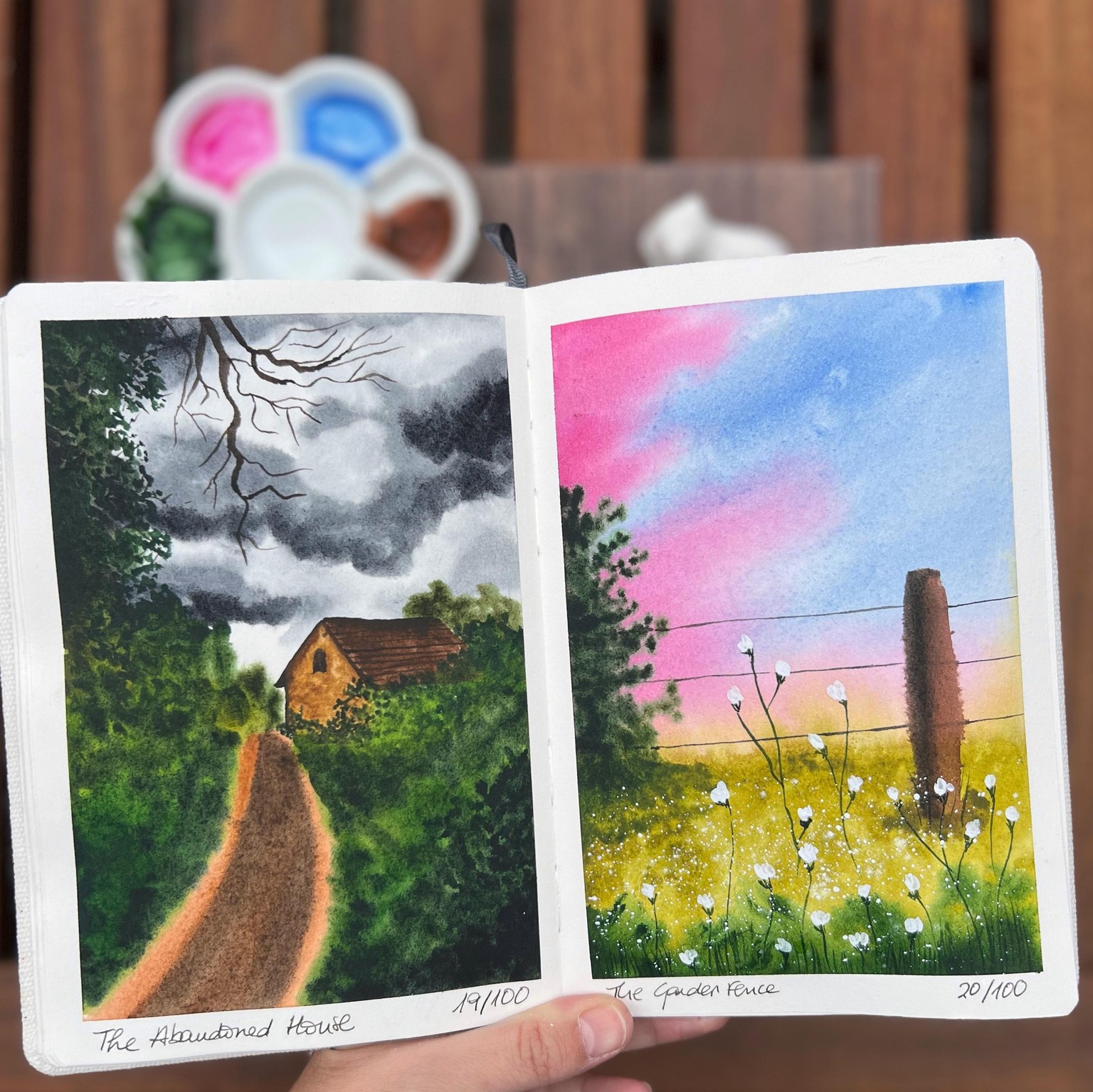 100 Days Watercolor Paradise - image 10 - student project
