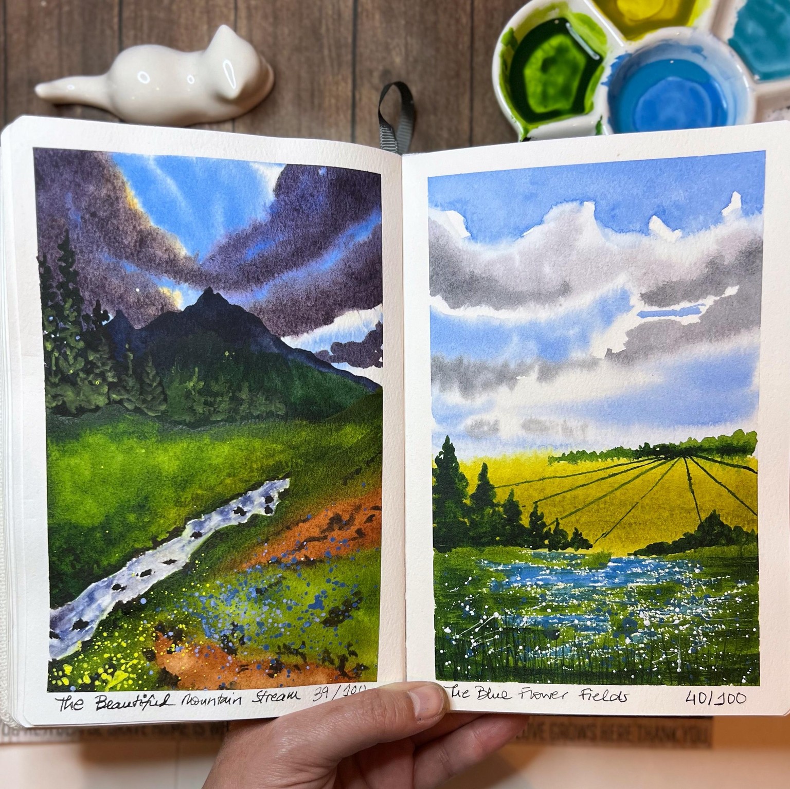 100 Days Watercolor Paradise - image 20 - student project