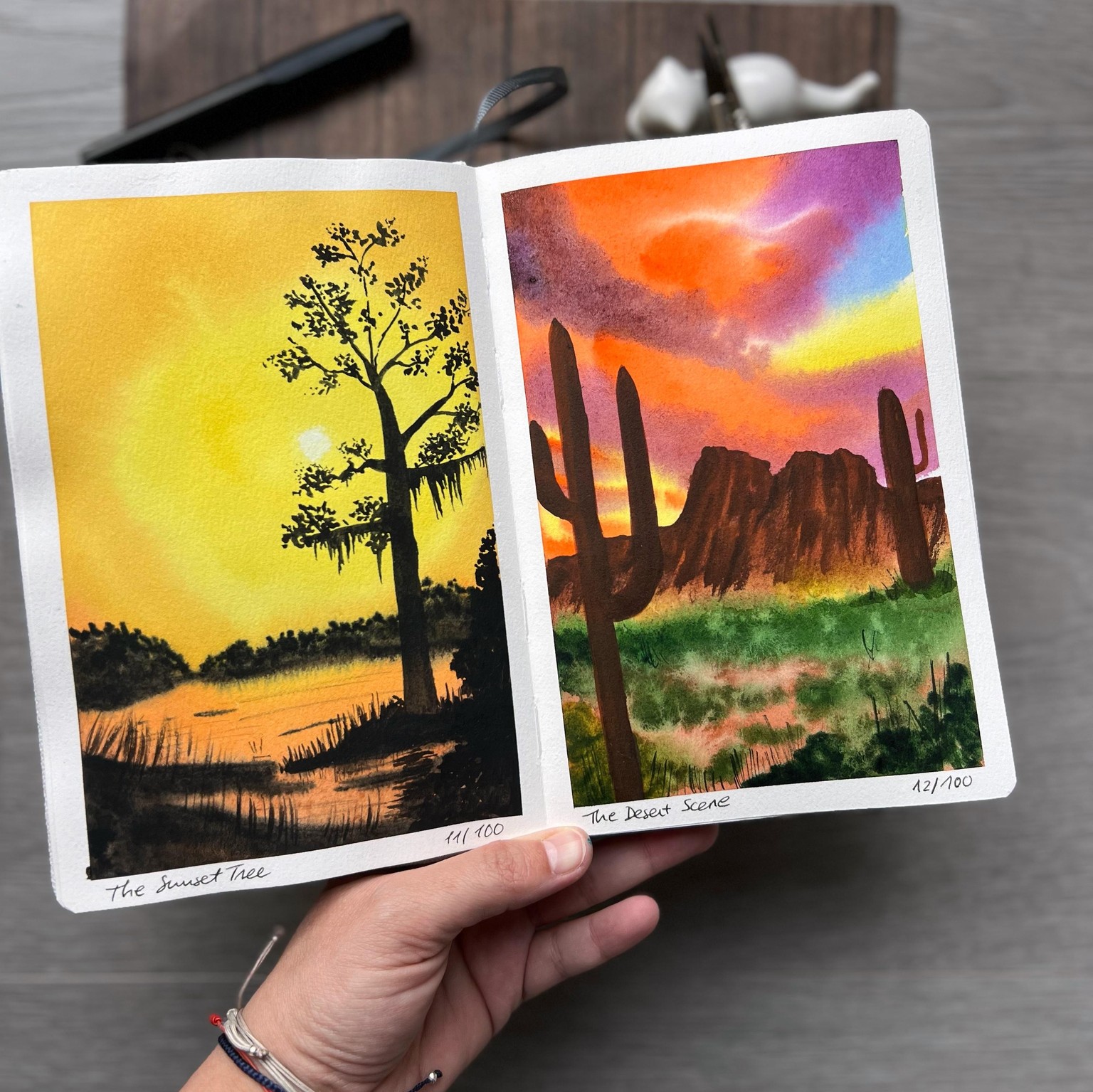 100 Days Watercolor Paradise - image 6 - student project