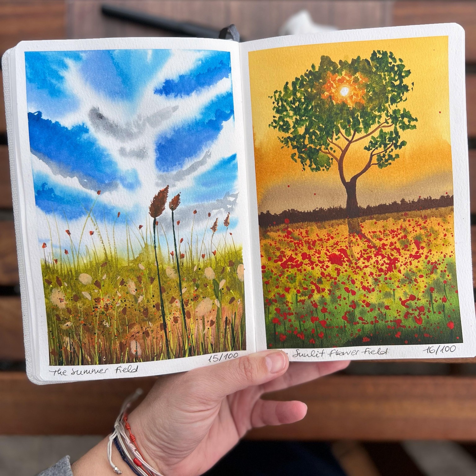 100 Days Watercolor Paradise - image 8 - student project