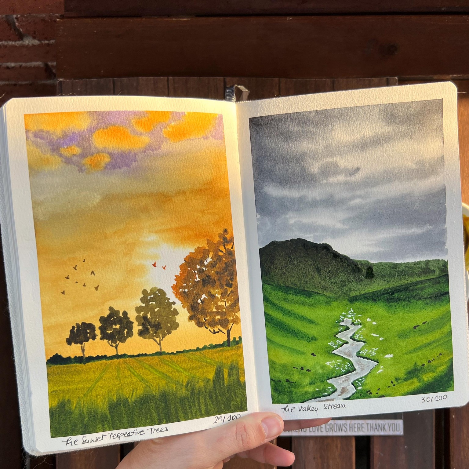 100 Days Watercolor Paradise - image 15 - student project