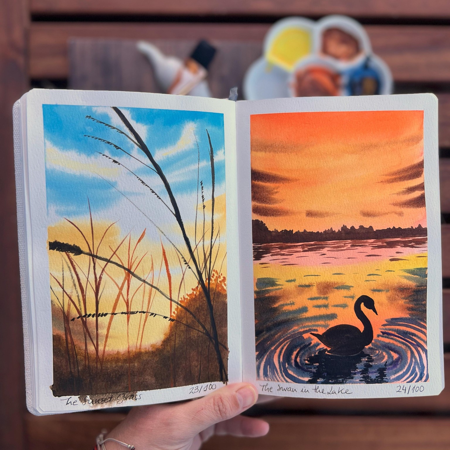 100 Days Watercolor Paradise - image 12 - student project