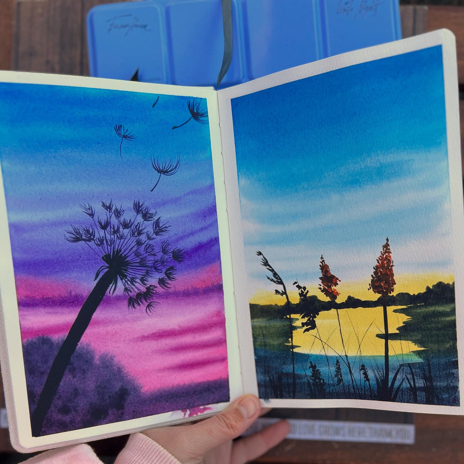 100 Days Watercolor Paradise - image 1 - student project