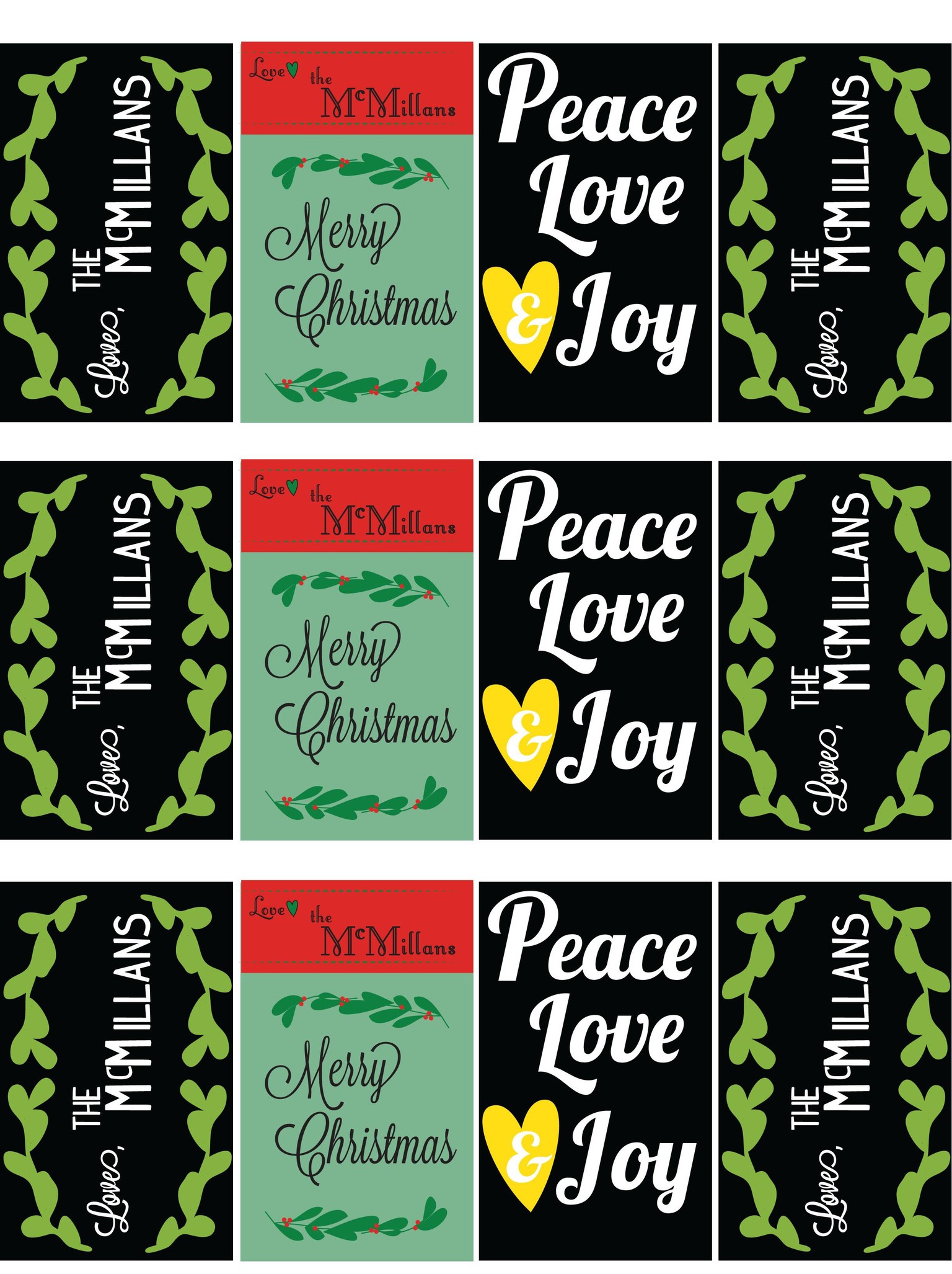 Christmas tags - image 1 - student project