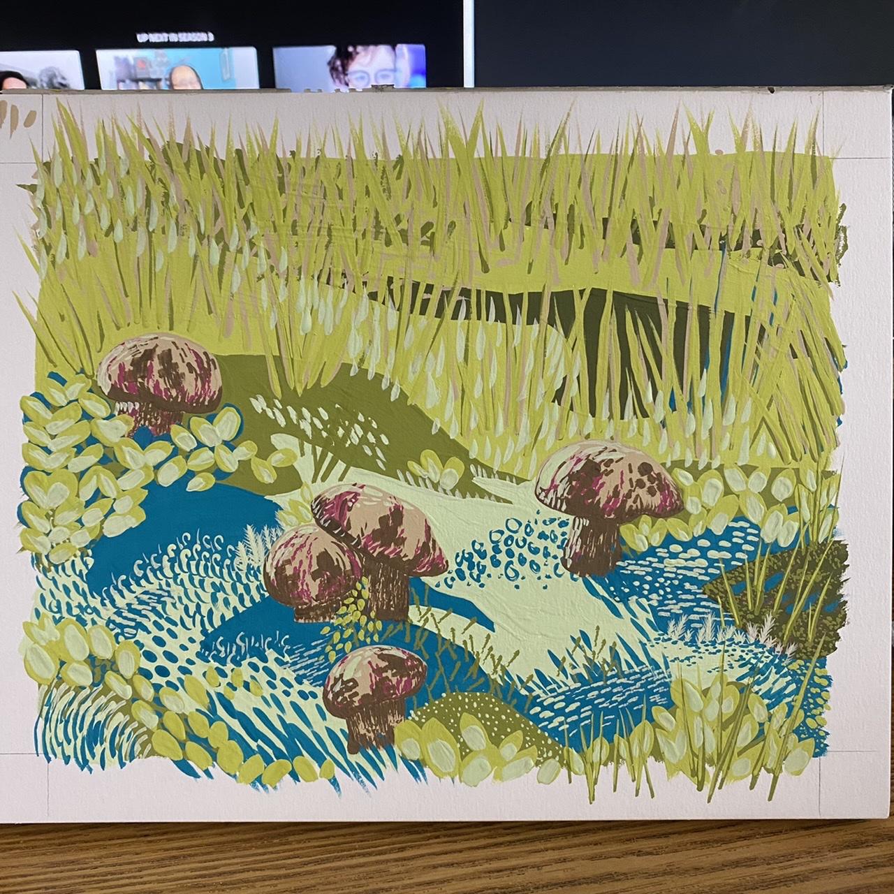 Landscape with Mushrooms - image 5 - student project
