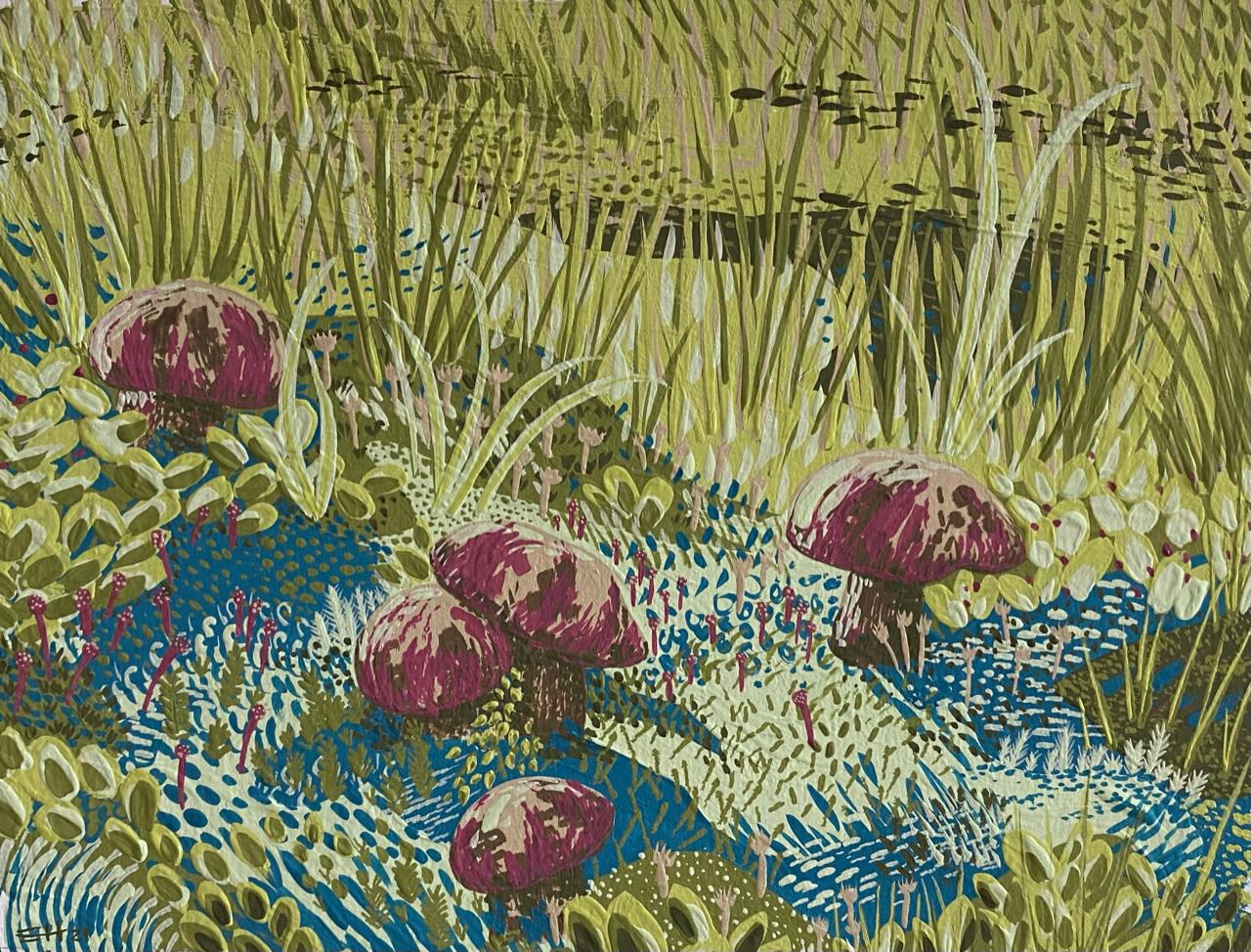 Landscape with Mushrooms - image 6 - student project