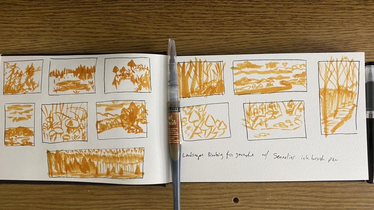 Landscape with Mushrooms - image 2 - student project