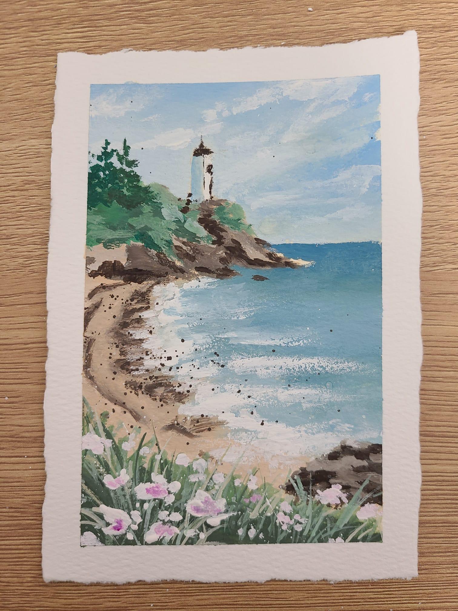 Gouache Seascapes - image 1 - student project