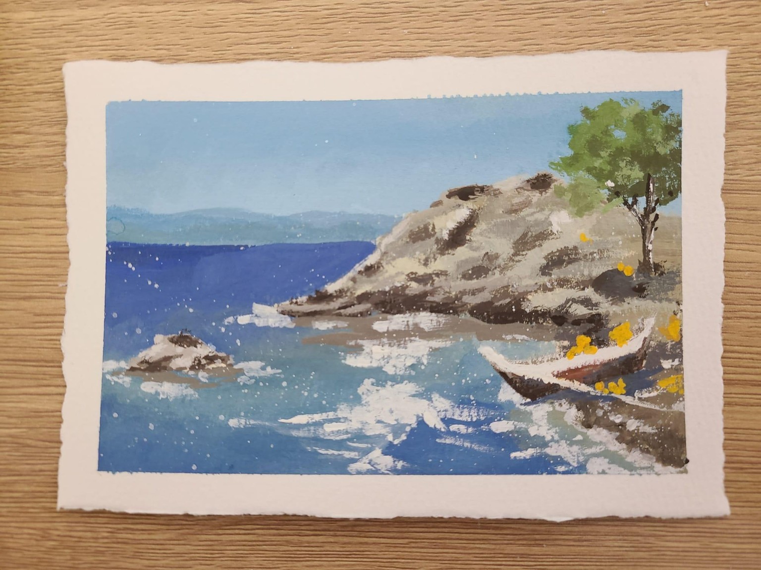 Gouache Seascapes - image 2 - student project