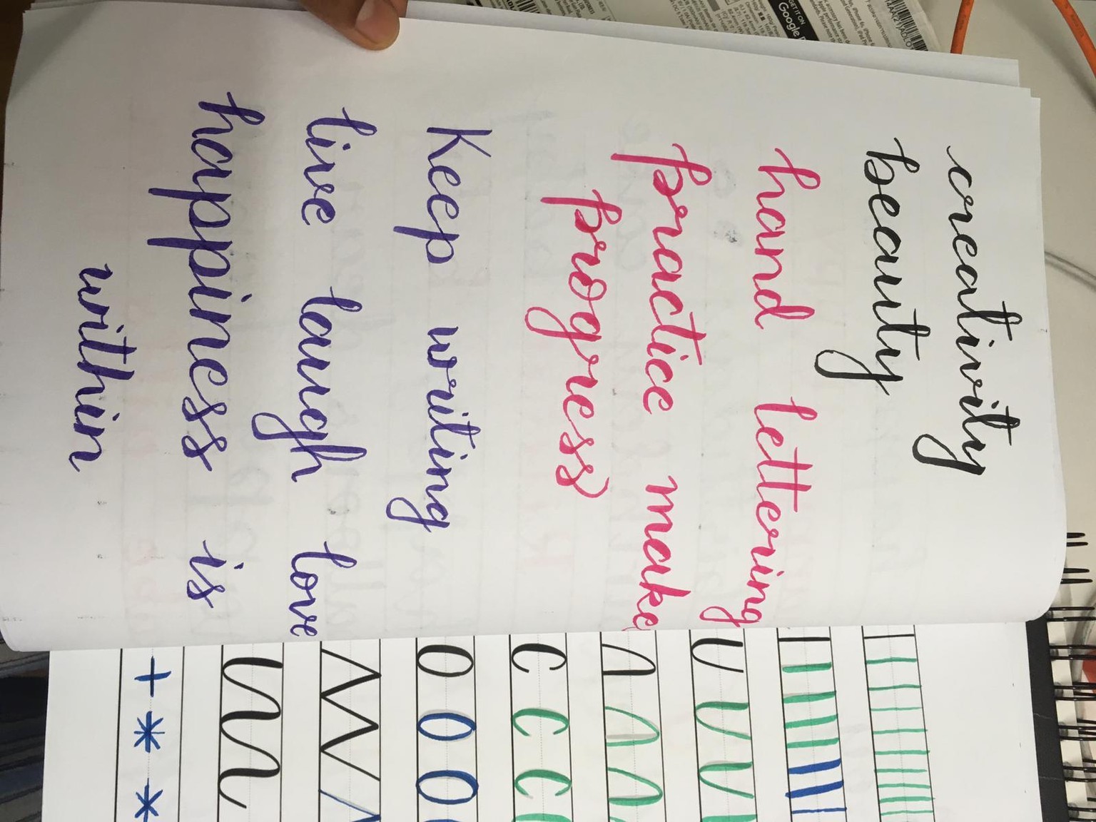 Hand lettering practice - image 3 - student project