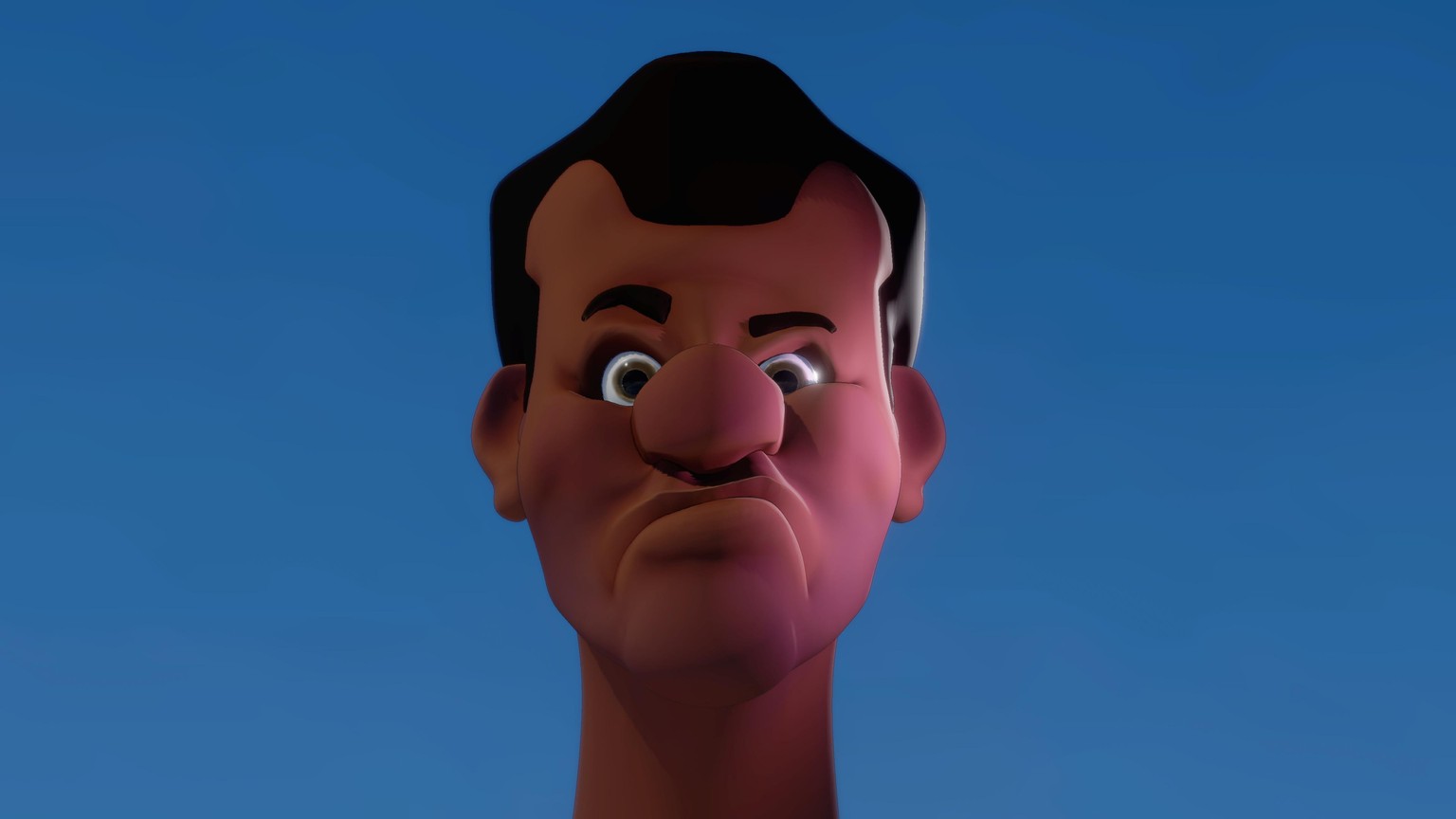 Recent Cartoony Face - image 1 - student project