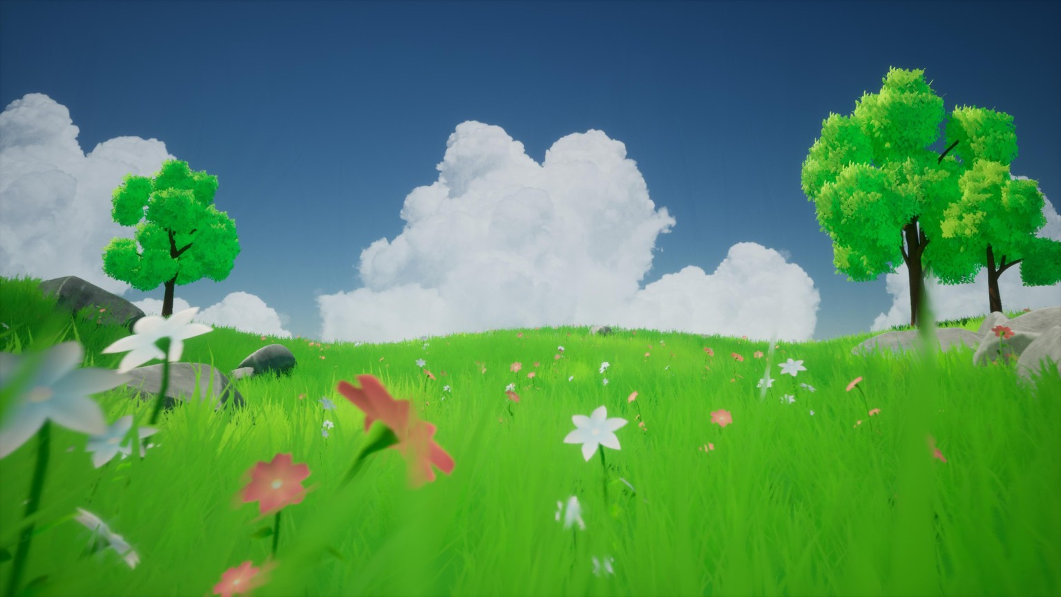 Stylized Ghibli Environment - image 1 - student project