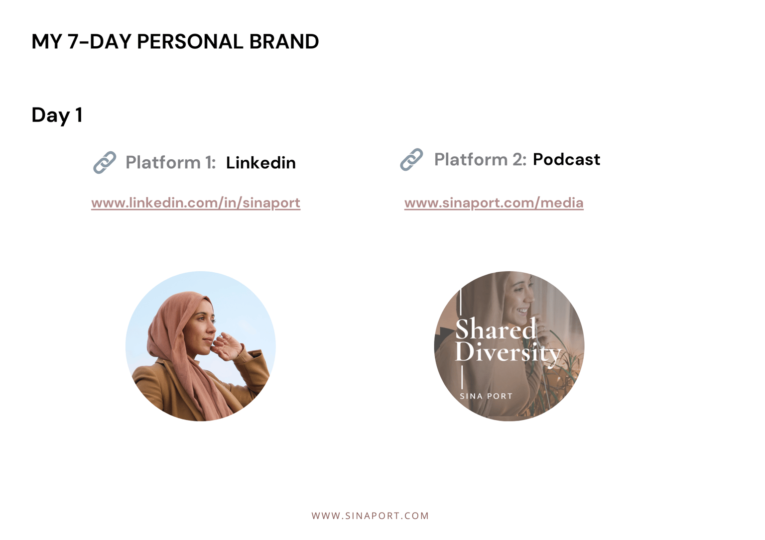 My 7-Day Personal Brand - image 1 - student project