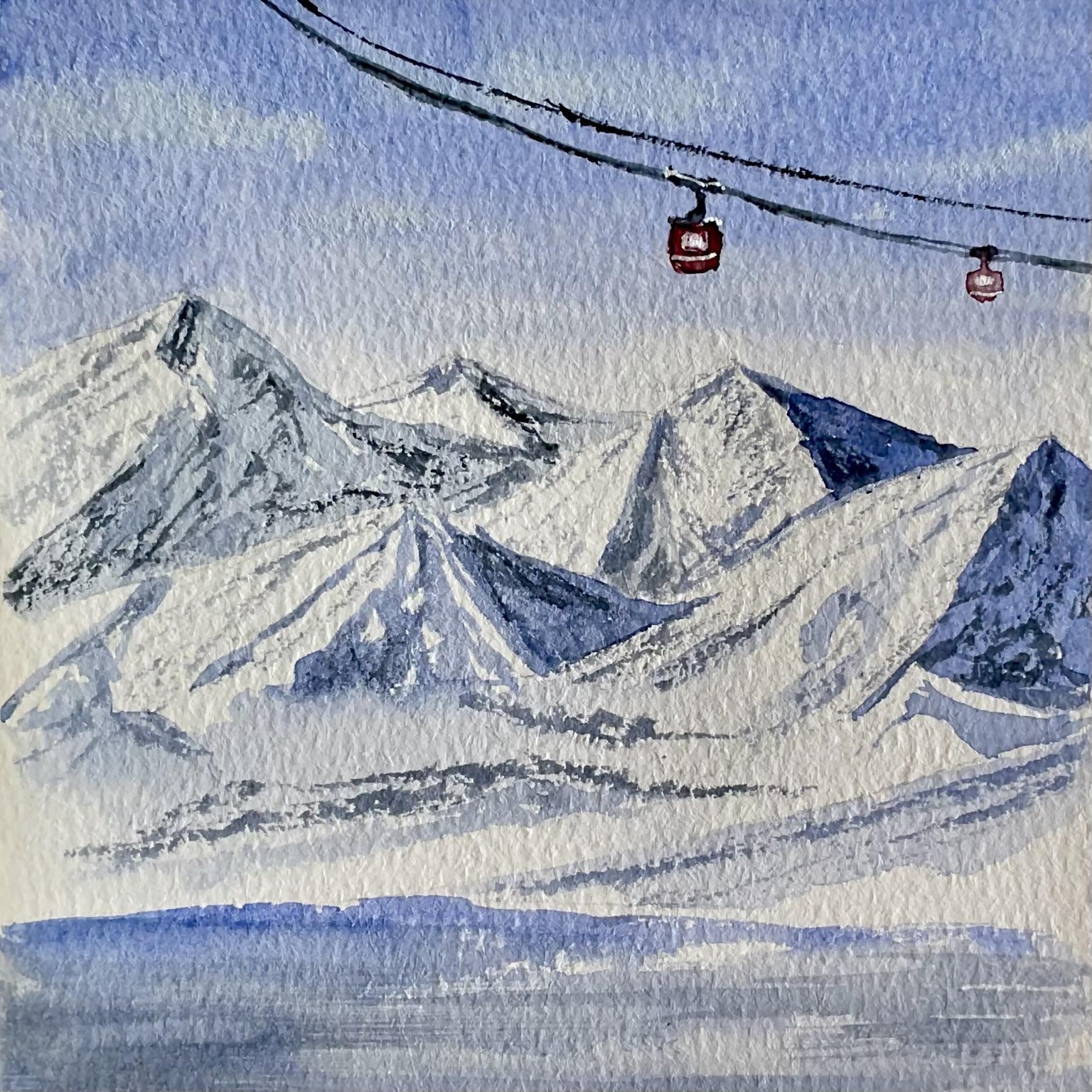 Snowy mountains - image 5 - student project