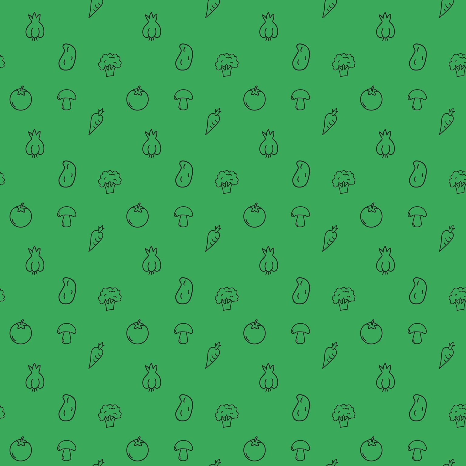 Veggies pattern - image 2 - student project