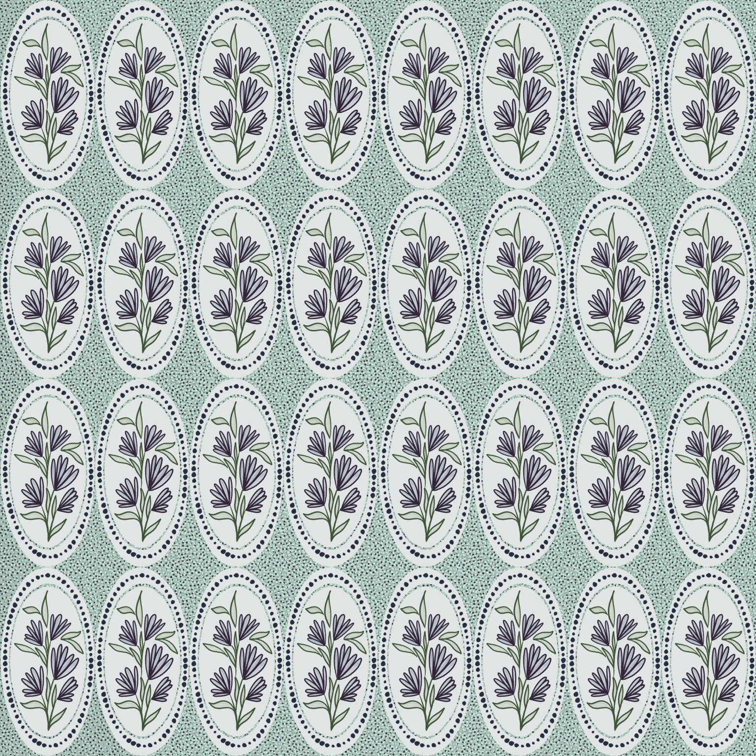 Floral repeat - image 1 - student project