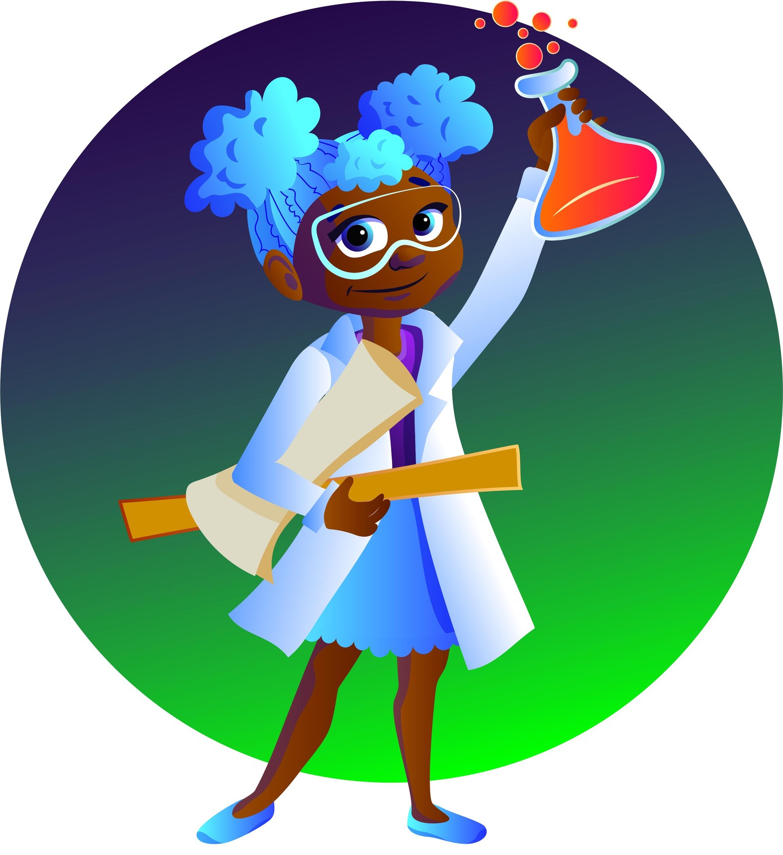 Girl Scientist - image 1 - student project