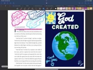 Cover & Genesis 1:1 class project - image 1 - student project