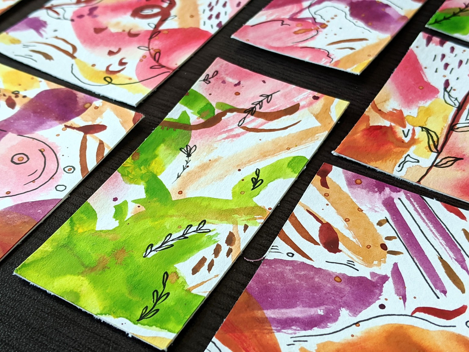 Watercolor Bookmarks - image 5 - student project