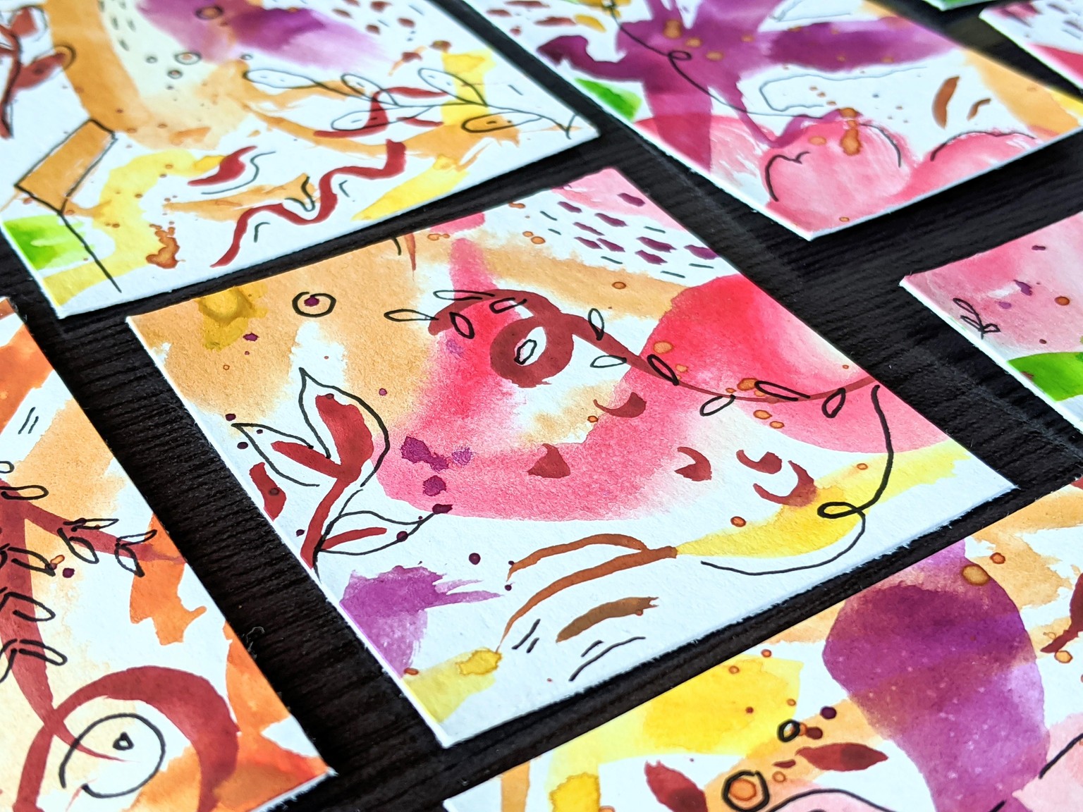 Watercolor Bookmarks - image 2 - student project
