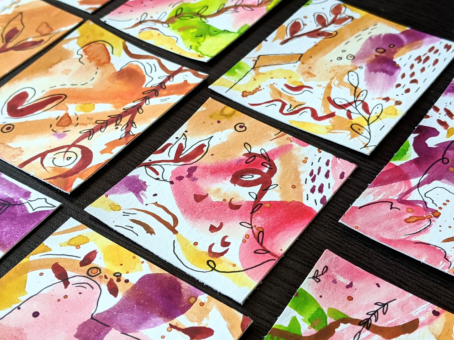 Watercolor Bookmarks - image 4 - student project