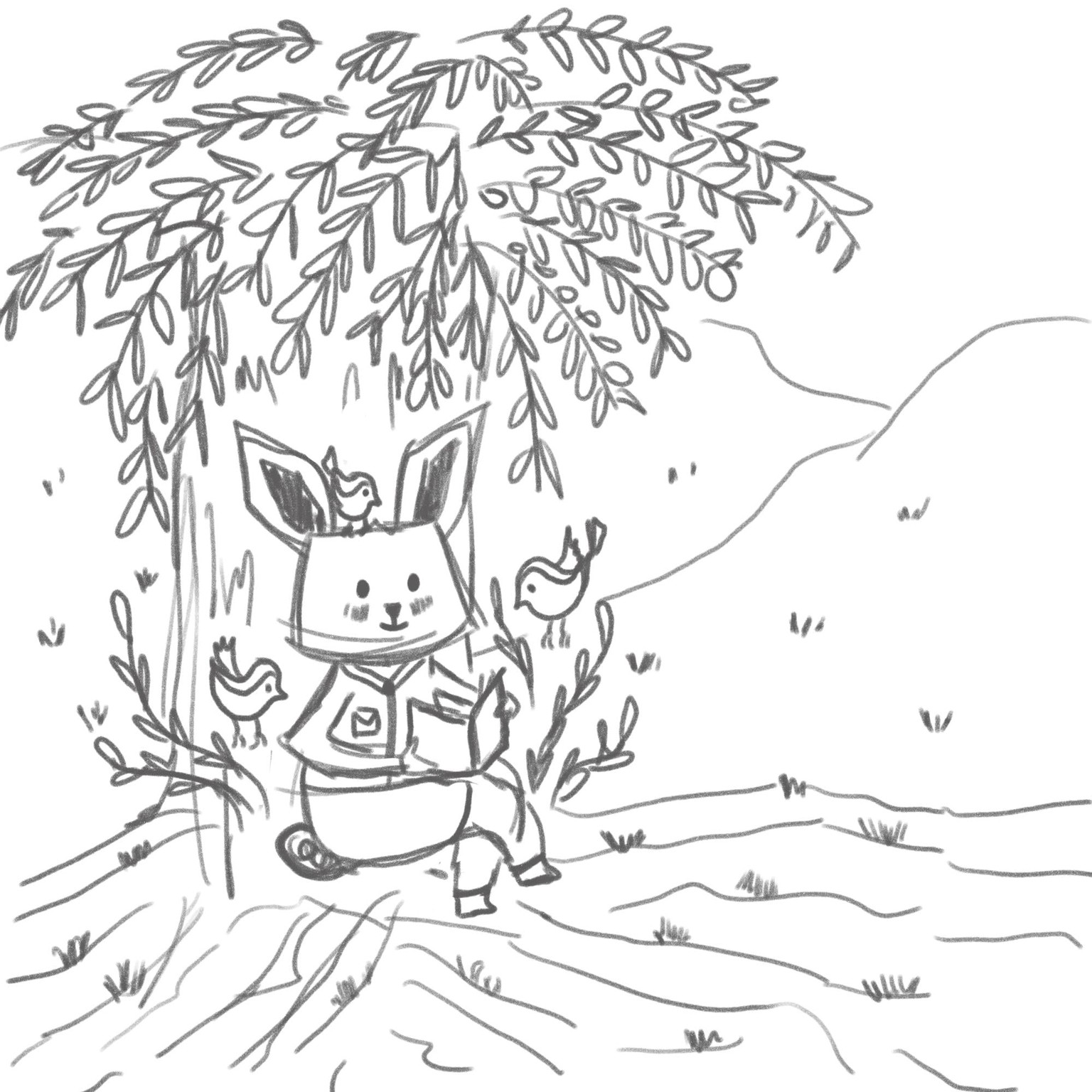 A bookworm Bunny - image 6 - student project