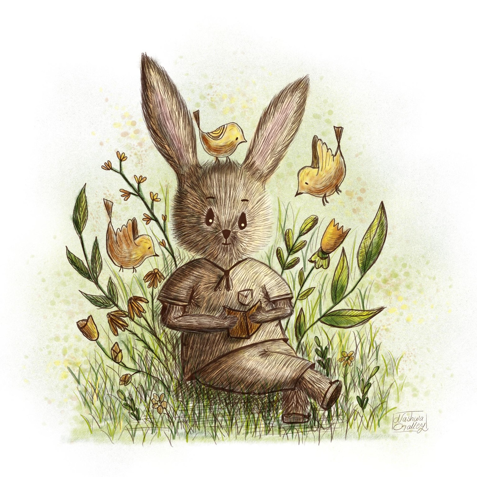 A bookworm Bunny - image 9 - student project