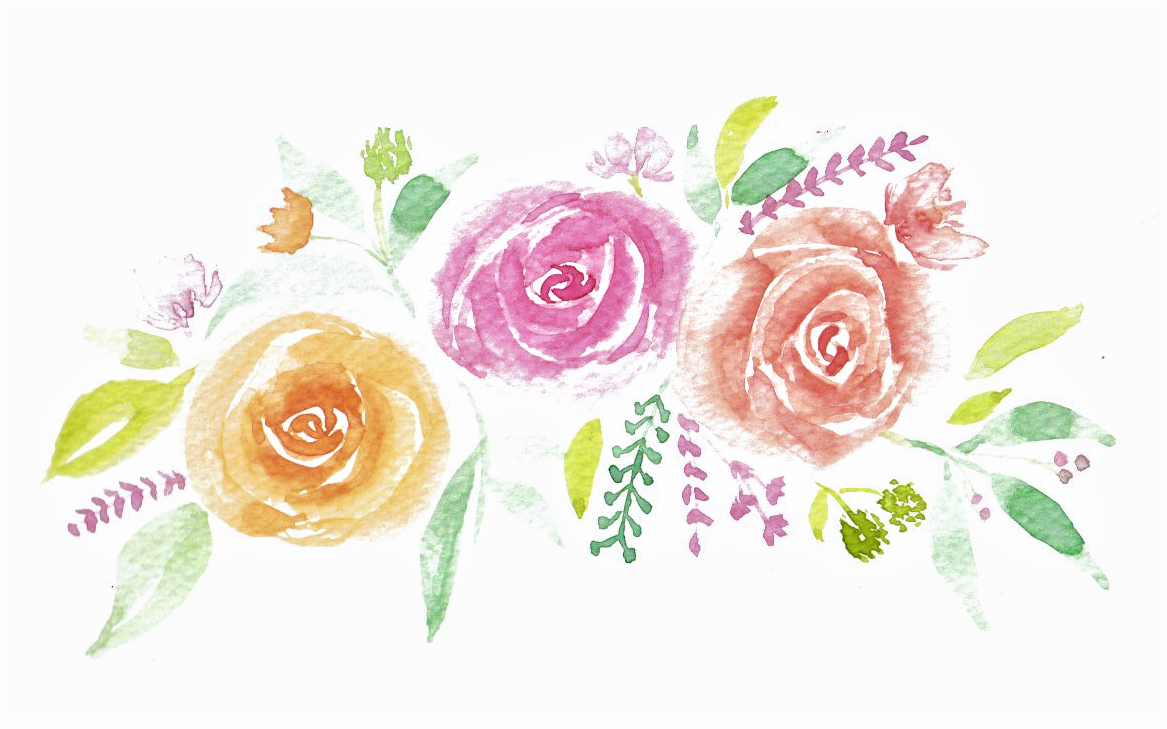 Watercolors Floral Bouquet - image 3 - student project