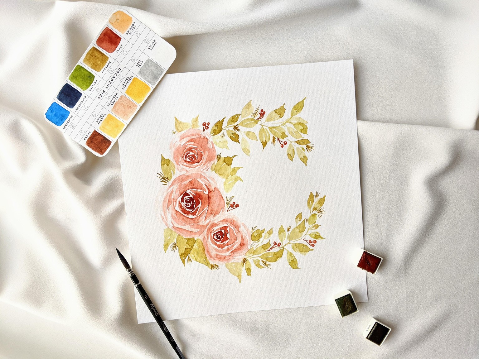 Floral Wreath - image 2 - student project