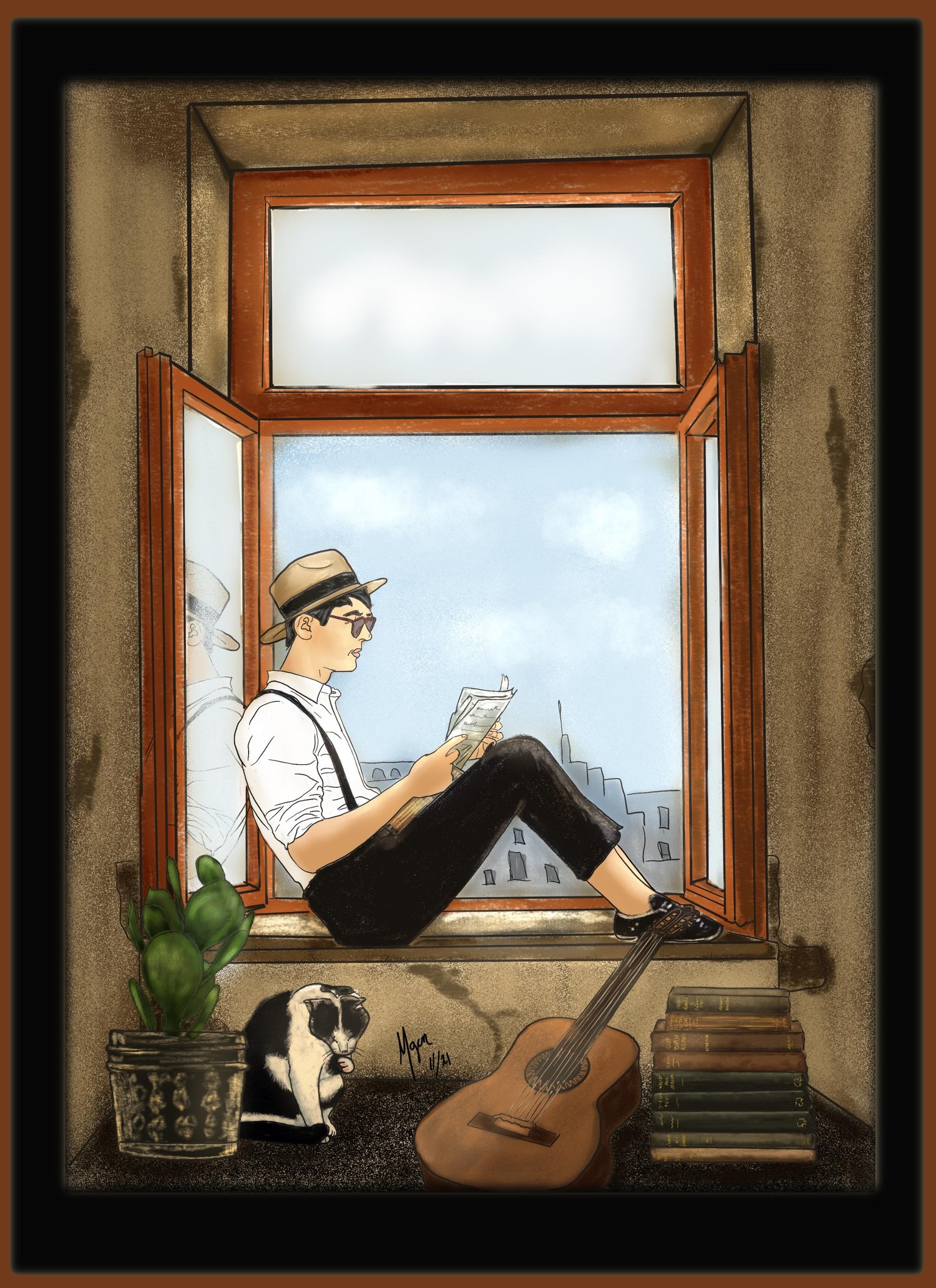 Reading and relaxing - image 1 - student project