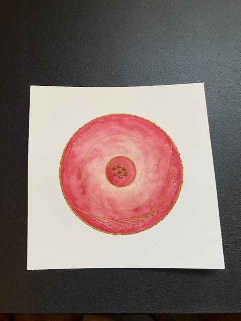 Geometric Paper Stitching - image 1 - student project