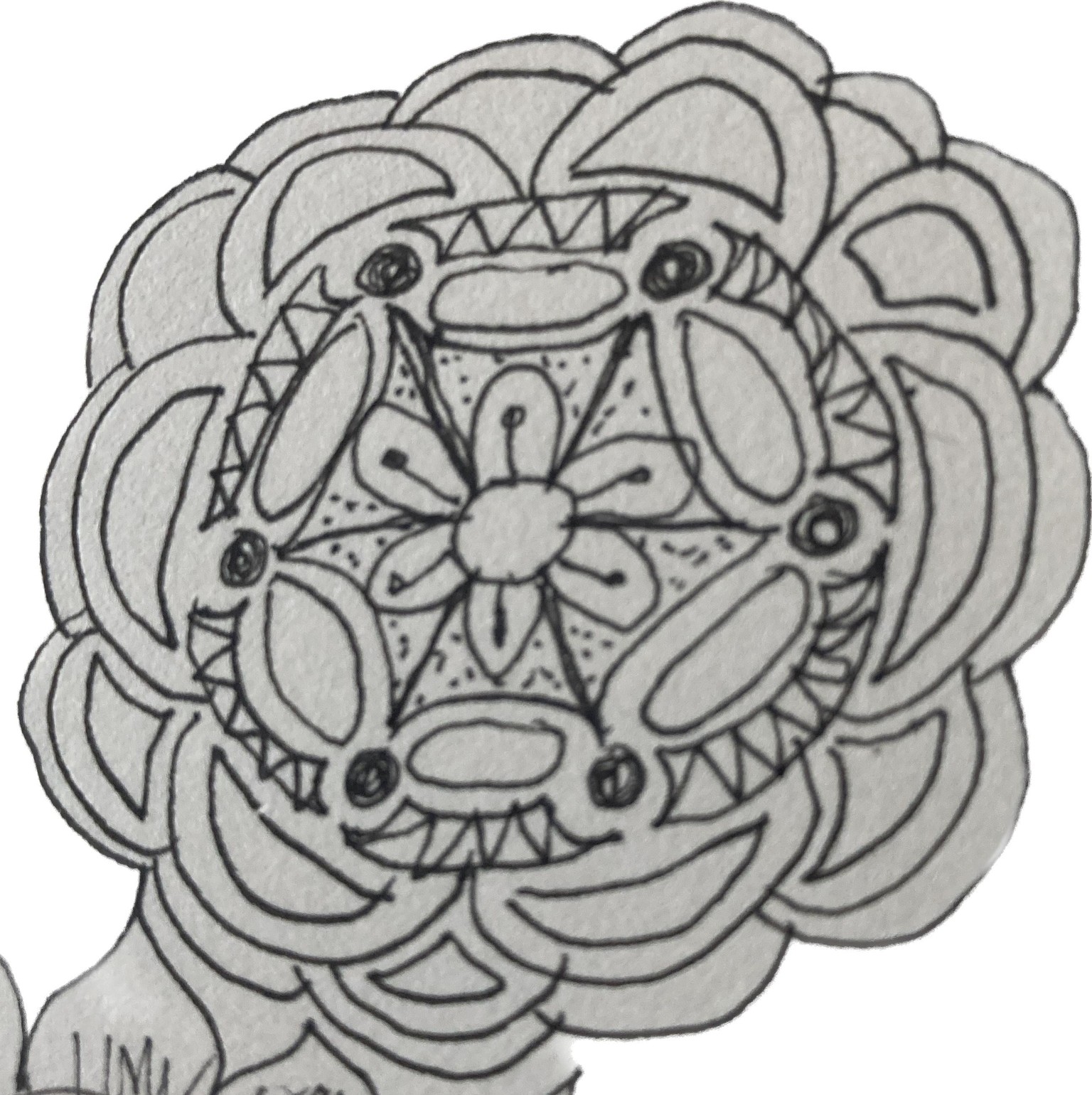 Create free hand mandalas - image 1 - student project