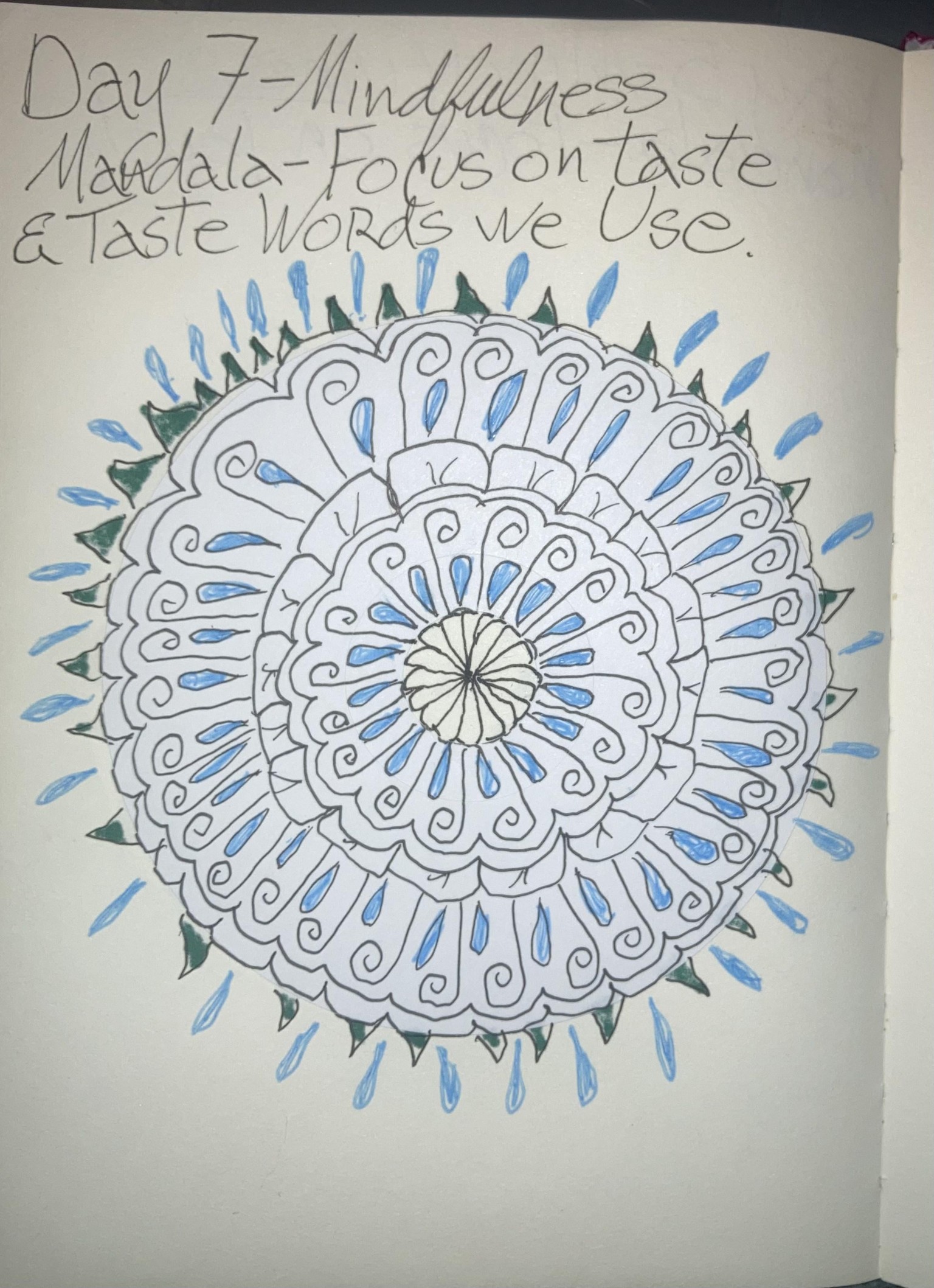 Mindfulness Mandalas -10 days - image 10 - student project