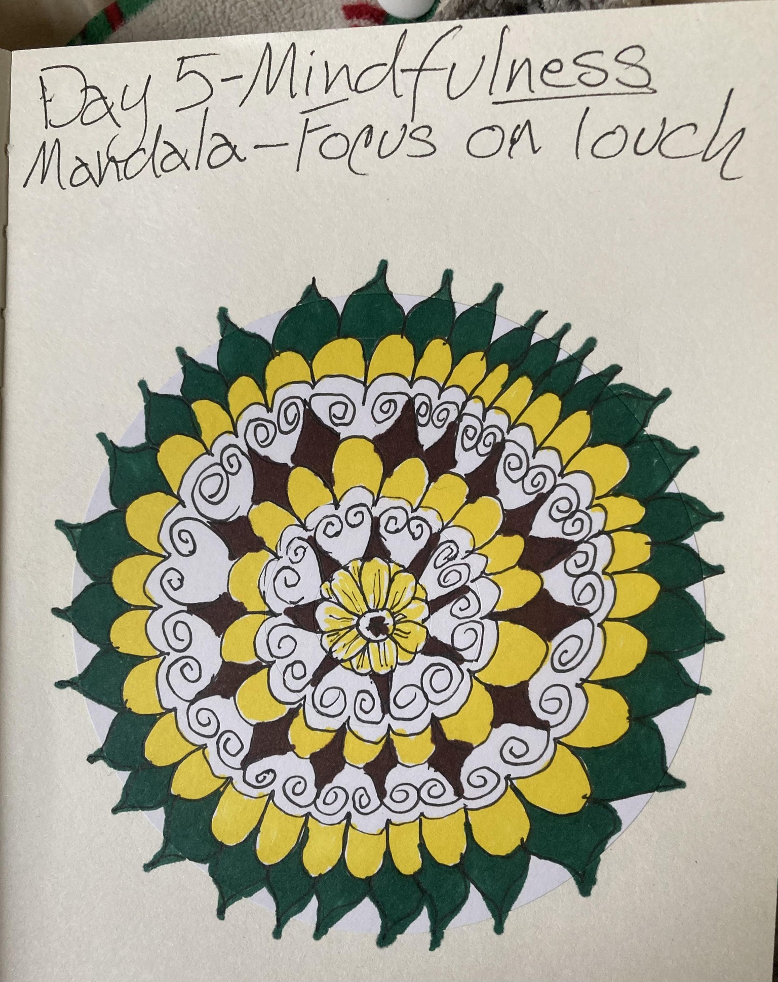 Mindfulness Mandalas -10 days - image 8 - student project