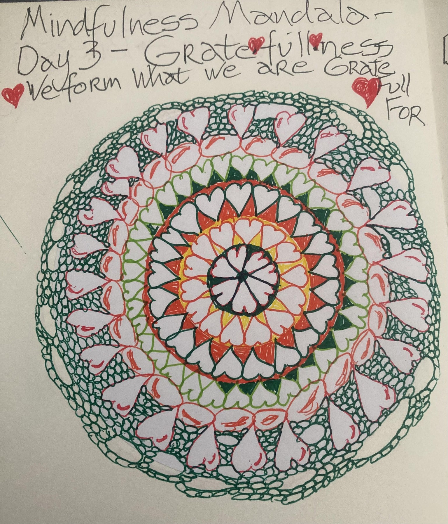 Mindfulness Mandalas -10 days - image 5 - student project
