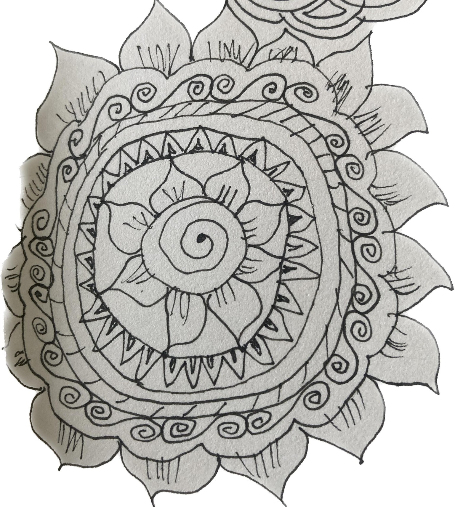Create free hand mandalas - image 2 - student project