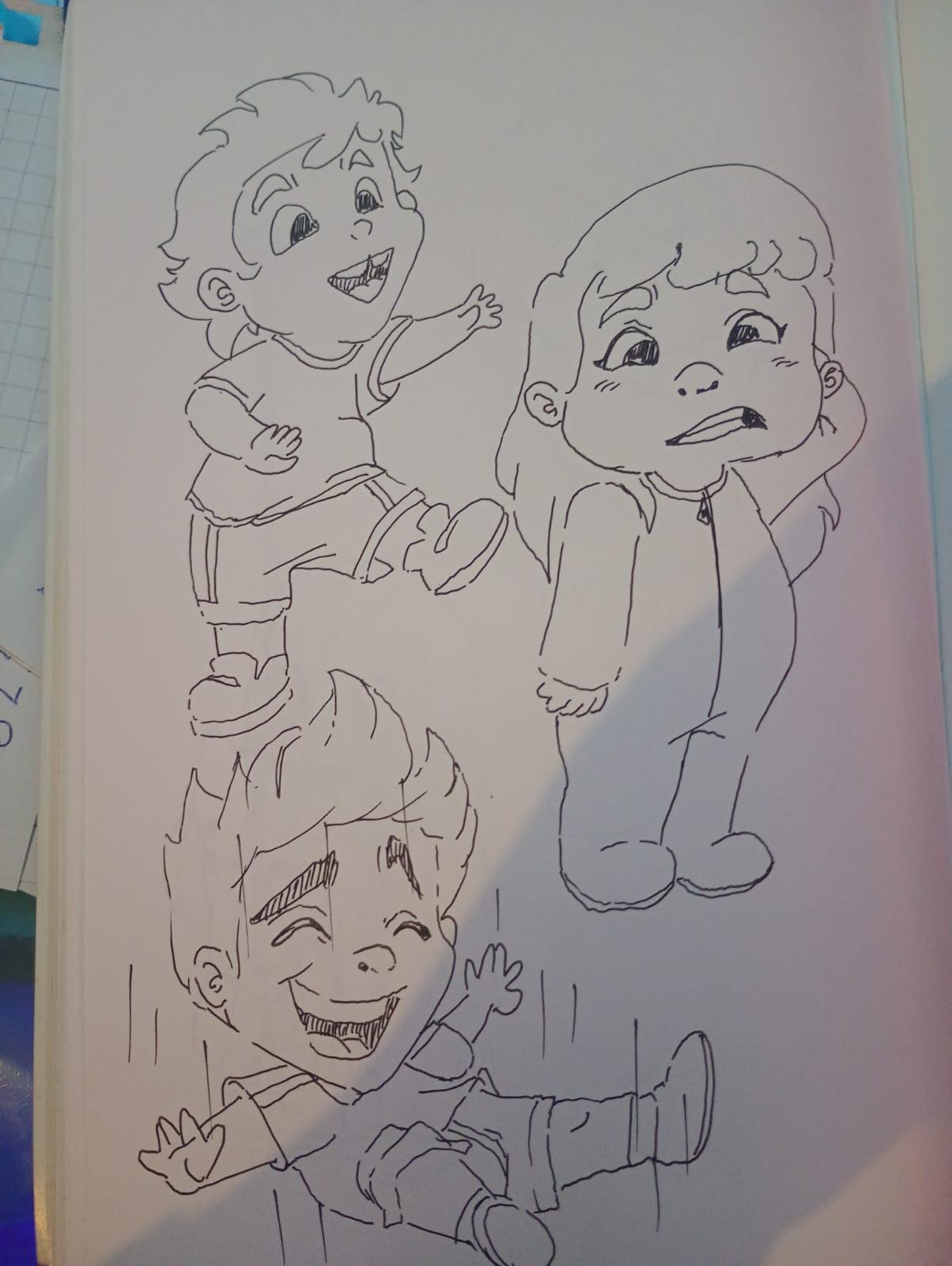niños diferentes poses - image 1 - student project