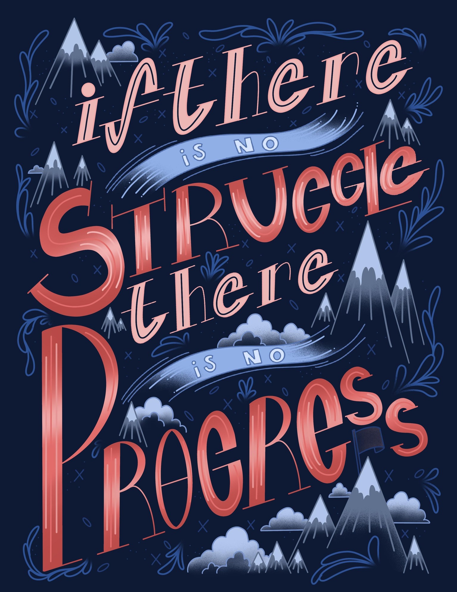 Hand lettered text- Quote - image 4 - student project