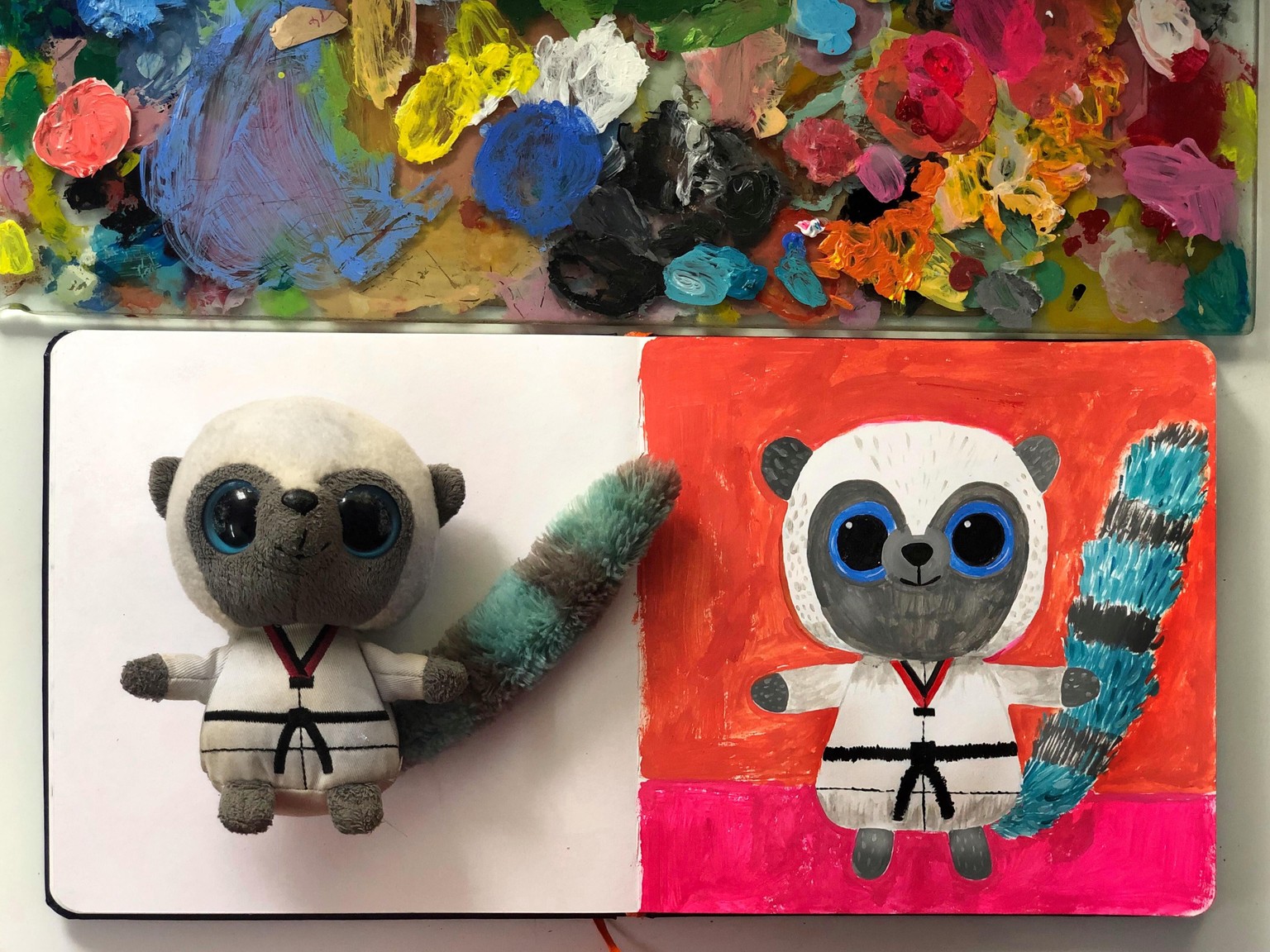 Toys in Acrylic - image 1 - student project