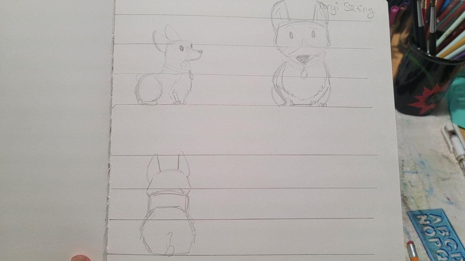 Doggo Drawing Practice - image 1 - student project