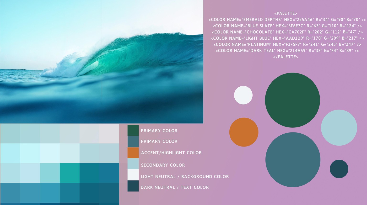 Color Palette for Fishmonger Business - image 2 - student project
