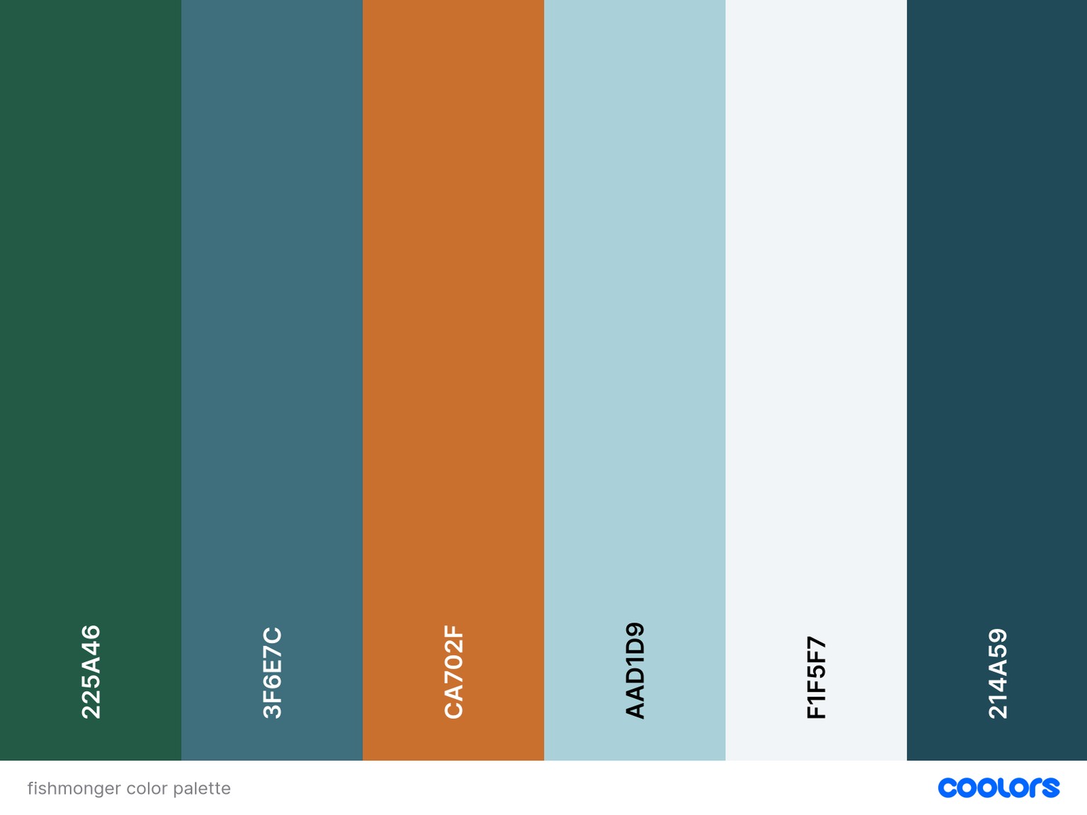 Color Palette for Fishmonger Business - image 1 - student project