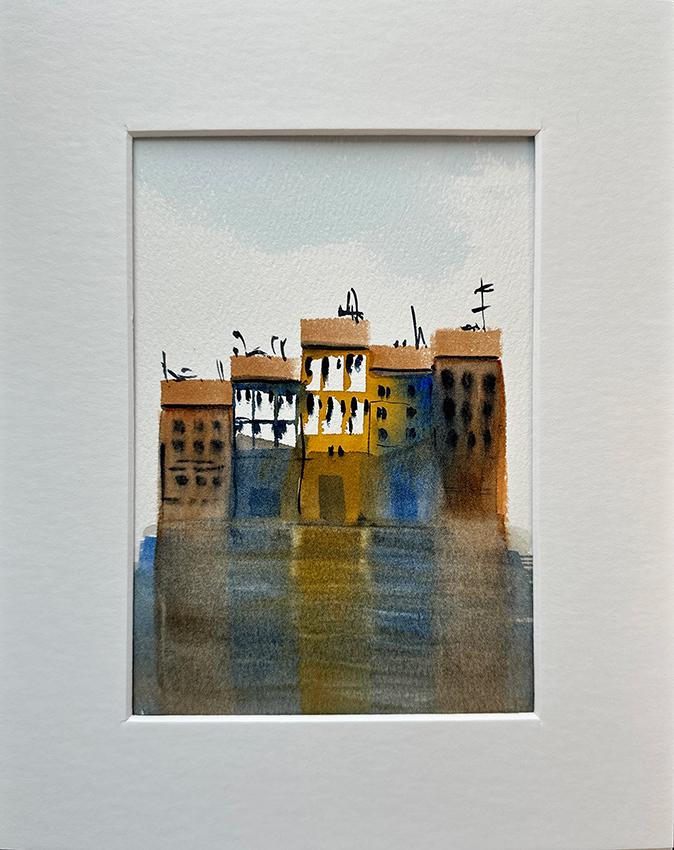 My very first architectural watercolor painting - image 2 - student project