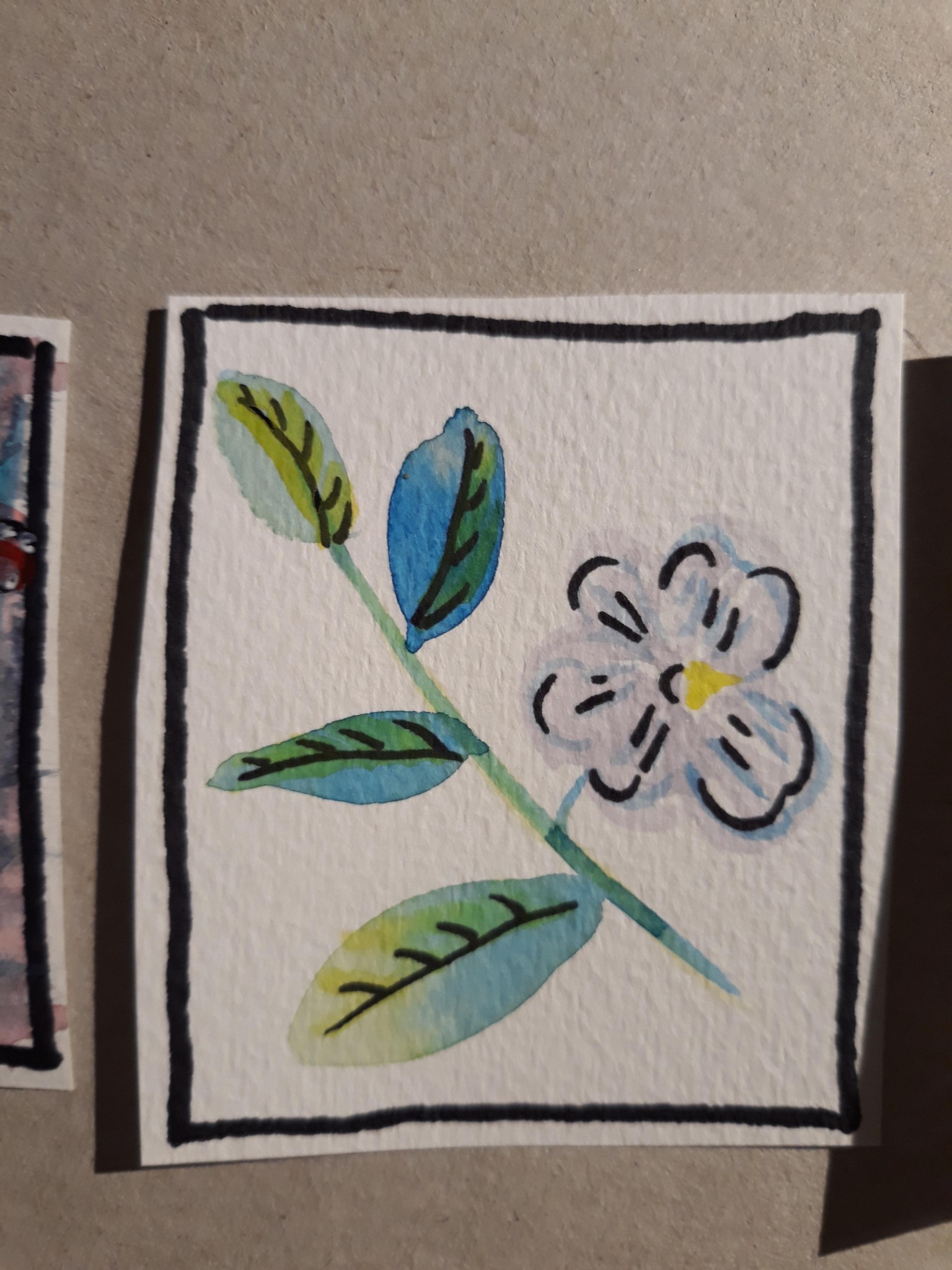 Learning watercolour techniques - image 3 - student project
