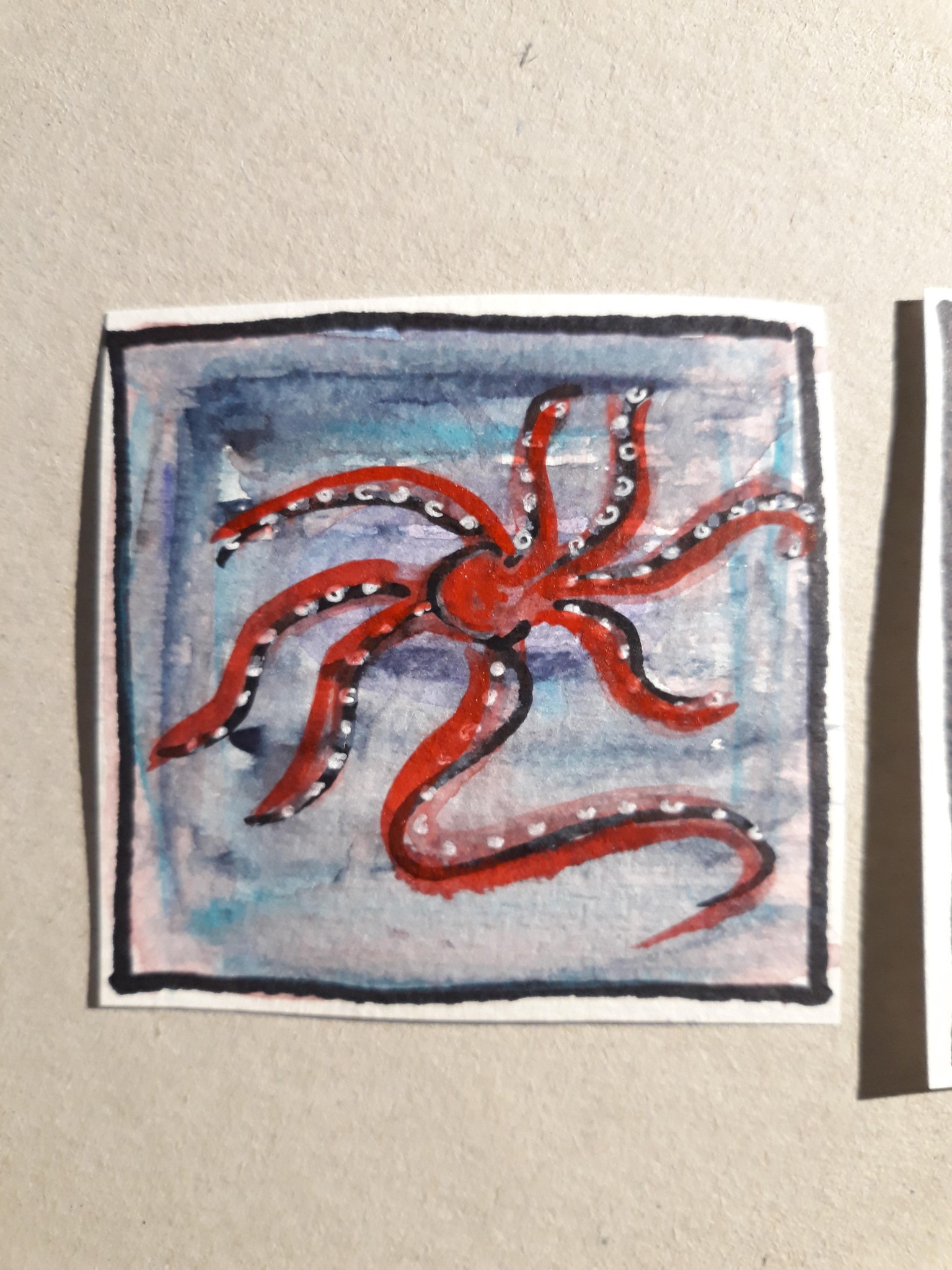Learning watercolour techniques - image 2 - student project