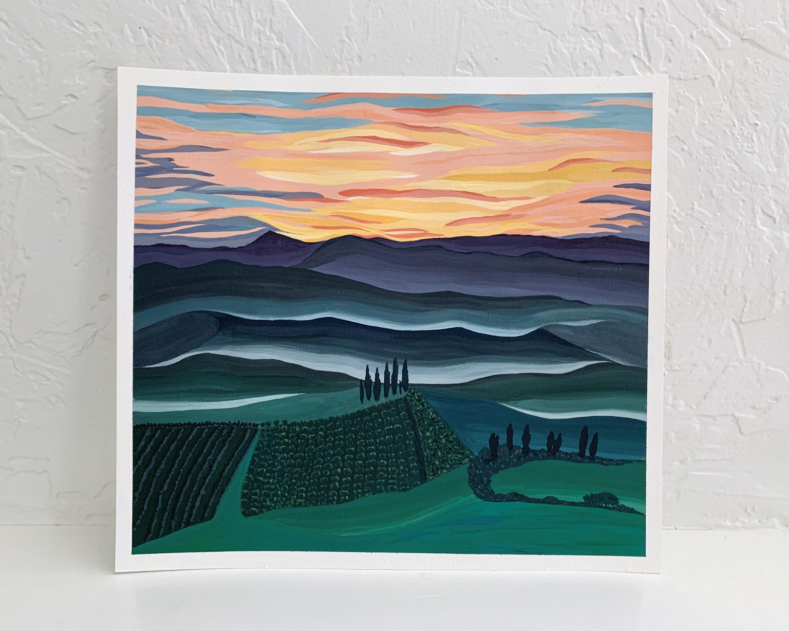 Misty Tuscan Sunrise - image 1 - student project