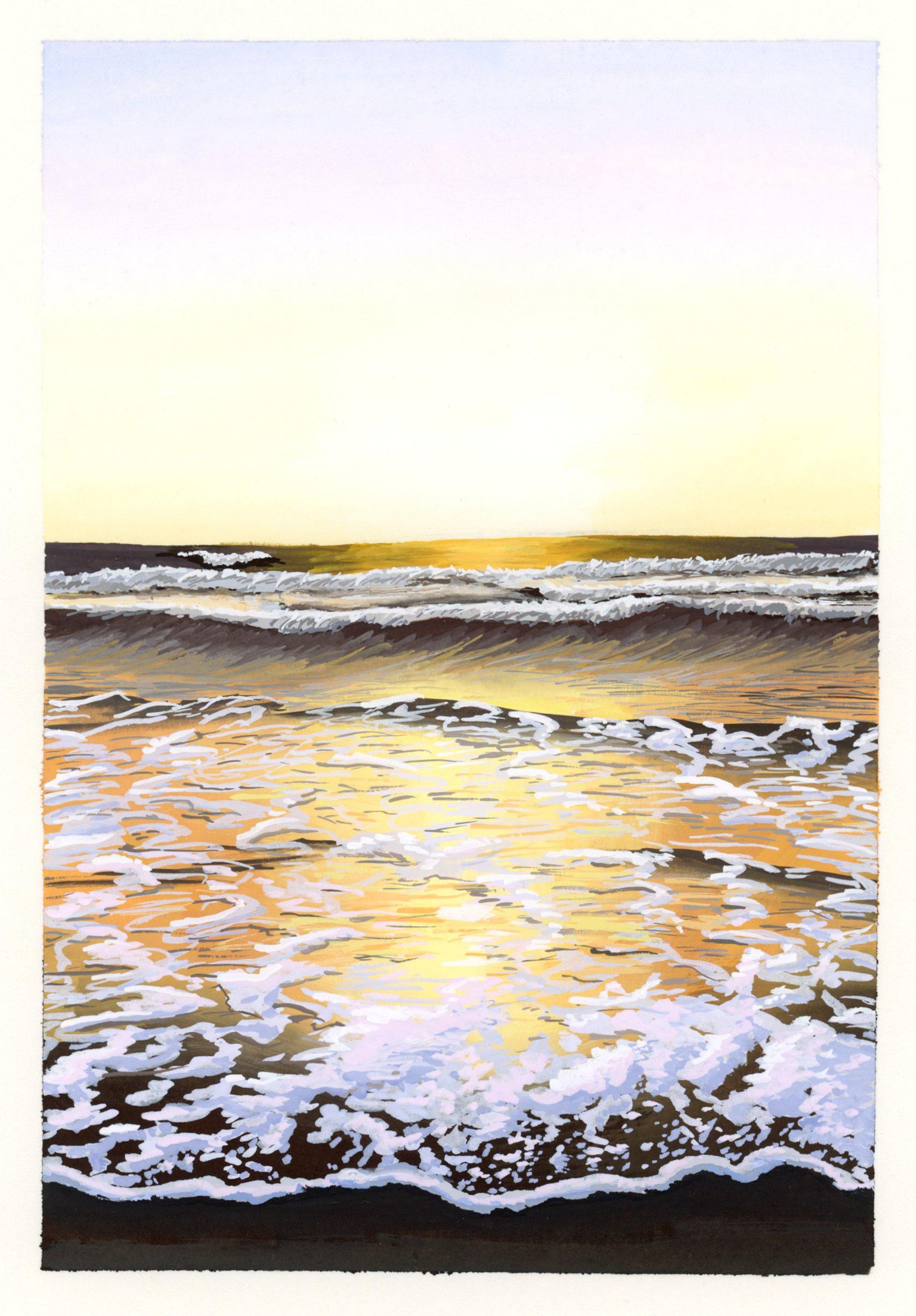 Seascape painting - image 1 - student project
